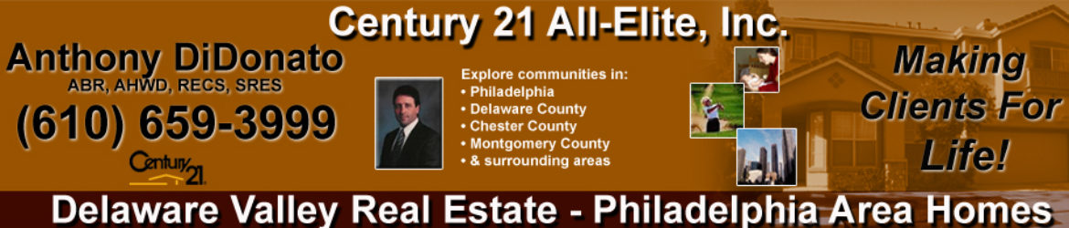  Real Estate Agent and Sales in PA - Anthony DiDonato Broomall, Media, Delaware County and surrounding areas in Pennsylvania